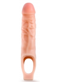 Телесная насадка на пенис 9 Inch Cock Sheath Extender - 22,2 см. - Blush Novelties - в Стерлитамаке купить с доставкой