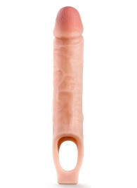 Телесная насадка на пенис 10 Inch Cock Sheath Extender - 25 см. - Blush Novelties - в Стерлитамаке купить с доставкой