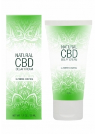 Крем-пролонгатор Natural CBD Delay Cream - 50 мл. - Shots Media BV - купить с доставкой в Стерлитамаке