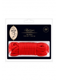Красная веревка для фиксации - 10 м. - Sweet Caress - купить с доставкой в Стерлитамаке