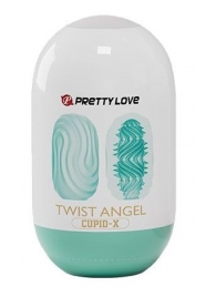 Бирюзовый мастурбатор-яйцо Twist Angel - Baile - в Стерлитамаке купить с доставкой