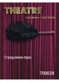 Чёрное страусовое пёрышко - ToyFa - купить с доставкой в Стерлитамаке