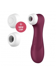 Сливовый вакуум-волновой клиторальный вибростимулятор Pro 2 Generation 3 with app control - Satisfyer