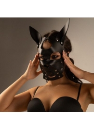 Черная маска  Собака  с ушками - Crazy Handmade - купить с доставкой в Стерлитамаке