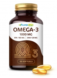 Пищевая добавка SuperCaps OMEGA-3 - 50 капсул (1000 мг) - SuperCaps - купить с доставкой в Стерлитамаке