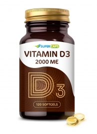 Пищевая добавка SuperCaps VITAMIN D3 2000 ME - 120 капсул - SuperCaps - купить с доставкой в Стерлитамаке