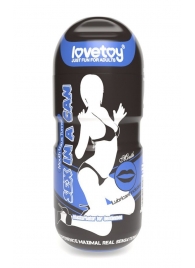 Мастурбатор-ротик с вибрацией Sex In A Can Mouth Lotus Tunnel - Lovetoy - в Стерлитамаке купить с доставкой