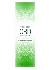 Массажное масло Natural CBD Massage Oil - 50 мл. - Shots Media BV - купить с доставкой в Стерлитамаке