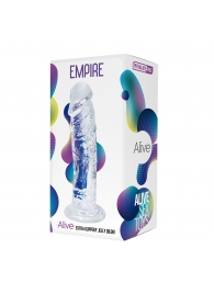 Прозрачный фаллоимитатор на присоске Empire Jelly Dildo - 19,3 см. - Adrien Lastic