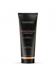 Массажный легкий крем WICKED Orange Blossom plus Patchouli - 120 мл. - Wicked - купить с доставкой в Стерлитамаке