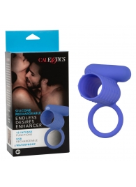 Синее эрекционное виброкольцо Silicone Rechargeable Endless Desires Enhancer - California Exotic Novelties - в Стерлитамаке купить с доставкой