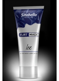 Силиконовая гель-смазка FLIRT MAGIC Ice с лёгким пролонгирующим эффектом - 75 мл. - Sitabella - купить с доставкой в Стерлитамаке