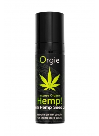 Возбуждающий интимный гель для пар ORGIE Hemp Intense Orgasm - 15 мл. - ORGIE - купить с доставкой в Стерлитамаке