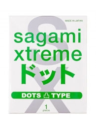 Презерватив Sagami Xtreme Type-E с точками - 1 шт. - Sagami - купить с доставкой в Стерлитамаке