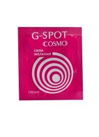 Стимулирующий интимный крем для женщин Cosmo G-spot - 2 гр. - Биоритм - купить с доставкой в Стерлитамаке