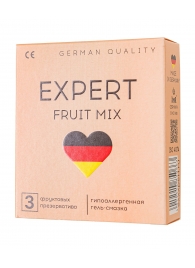 Ароматизированные презервативы EXPERT Fruit Mix - 3 шт. - Expert - купить с доставкой в Стерлитамаке