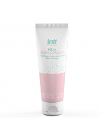 Лубрикант на водной основе Vibe Sensation с клубничным вкусом и легким вибрирующим эффектом - 50 гр. - INTT - купить с доставкой в Стерлитамаке