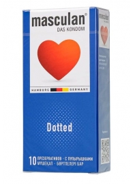 Презервативы с пупырышками Masculan Dotted - 10 шт. - Masculan - купить с доставкой в Стерлитамаке