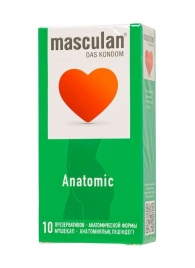 Презервативы анатомической формы Masculan Anatomic - 10 шт. - Masculan - купить с доставкой в Стерлитамаке