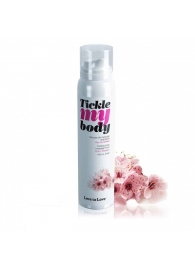 Массажная хрустящая пенка Tickle My Body Cherry Blossom с ароматом вишневого цвета - 150 мл. - Love to Love - купить с доставкой в Стерлитамаке