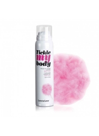 Массажная хрустящая пенка Tickle My Body Cotton Candy с ароматом сладкой ваты - 150 мл. - Love to Love - купить с доставкой в Стерлитамаке