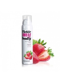 Массажная хрустящая пенка Tickle My Body Strawberry с ароматом клубники - 150 мл. - Love to Love - купить с доставкой в Стерлитамаке