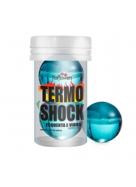 Интимный гель Termo Shock Hot Ball с разогревающе-покалывающим эффектом (2 шарика по 3 гр.) - HotFlowers - купить с доставкой в Стерлитамаке