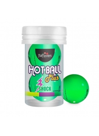 Лубрикант на силиконовой основе Hot Ball Plus с покалывающим эффектом (2 шарика по 3 гр.) - HotFlowers - купить с доставкой в Стерлитамаке