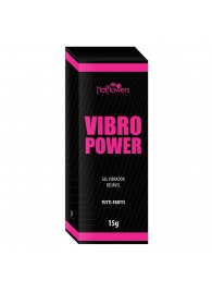 Жидкий вибратор Vibro Power со вкусом тутти-фрутти - 15 гр. - HotFlowers - купить с доставкой в Стерлитамаке