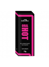 Гель для оральных ласк Oral Hot с согревающим эффектом - 15 гр. - HotFlowers - купить с доставкой в Стерлитамаке