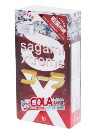 Ароматизированные презервативы Sagami Xtreme COLA - 10 шт. - Sagami - купить с доставкой в Стерлитамаке