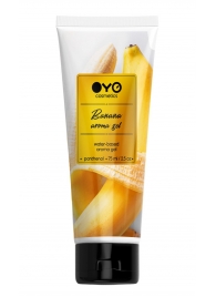 Лубрикант на водной основе OYO Aroma Gel Banana с ароматом банана - 75 мл. - OYO - купить с доставкой в Стерлитамаке