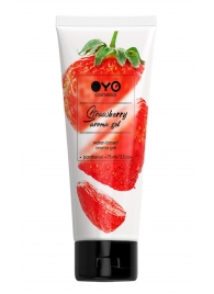 Лубрикант на водной основе OYO Aroma Gel Strawberry с ароматом клубники - 75 мл. - OYO - купить с доставкой в Стерлитамаке