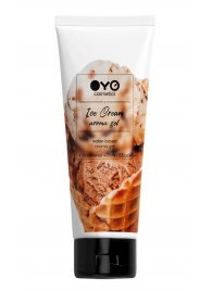 Лубрикант на водной основе OYO Aroma Gel Ice Cream с ароматом пломбира - 75 мл. - OYO - купить с доставкой в Стерлитамаке