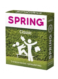 Классические презервативы SPRING CLASSIC - 3 шт. - SPRING - купить с доставкой в Стерлитамаке