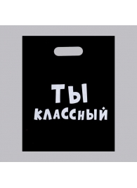 Пакет «Ты классный» - 31 х 40 см. - Сима-Ленд - купить с доставкой в Стерлитамаке