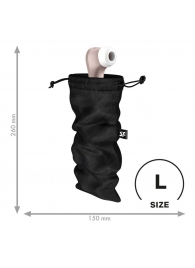 Черный мешочек для хранения игрушек Treasure Bag L - Satisfyer - купить с доставкой в Стерлитамаке