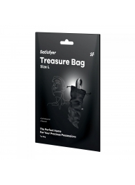 Черный мешочек для хранения игрушек Treasure Bag L - Satisfyer - купить с доставкой в Стерлитамаке