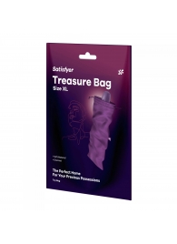 Фиолетовый мешочек для хранения игрушек Treasure Bag XL - Satisfyer - купить с доставкой в Стерлитамаке