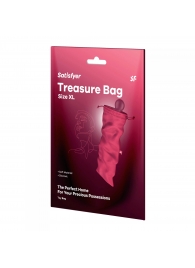 Розовый мешочек для хранения игрушек Treasure Bag XL - Satisfyer - купить с доставкой в Стерлитамаке