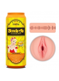 Телесный мастурбатор-вагина Pleasure Brew Masturbator-Blond Ale в банке - Lovetoy - в Стерлитамаке купить с доставкой