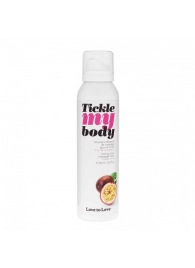 Массажная хрустящая пенка Tickle my body с ароматом маракуйи - 150 мл. - Love to Love - купить с доставкой в Стерлитамаке