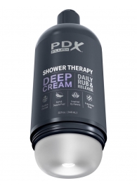 Мастурбатор в бутылке Shower Therapy Deep Cream - Pipedream - в Стерлитамаке купить с доставкой