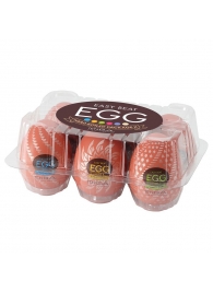 Набор из 6 мастурбаторов-яиц Tenga Egg Variety Pack V - Tenga - в Стерлитамаке купить с доставкой