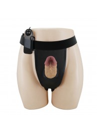 Полый вибрострапон на регулируемых трусиках Draven - 17,5 см. - Baile - купить с доставкой в Стерлитамаке