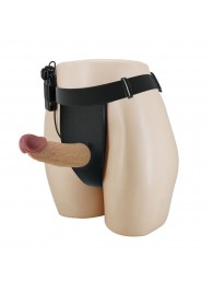 Полый вибрострапон на регулируемых трусиках Draven - 17,5 см. - Baile - купить с доставкой в Стерлитамаке