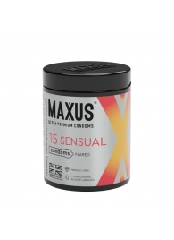 Анатомические презервативы MAXUS Sensual - 15 шт. - Maxus - купить с доставкой в Стерлитамаке