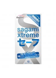 Презервативы Sagami Xtreme Ultrasafe с двойным количеством смазки - 10 шт. - Sagami - купить с доставкой в Стерлитамаке