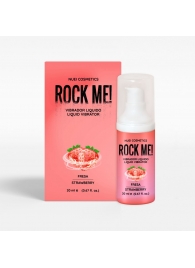 Жидкий вибратор Nuei Rock Me! с ароматом клубники - 20 мл. - Nuei cosmetics - купить с доставкой в Стерлитамаке