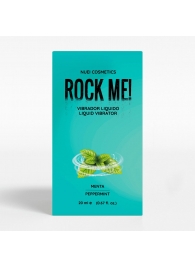 Жидкий вибратор Nuei Rock Me! с ароматом мяты - 20 мл. - Nuei cosmetics - купить с доставкой в Стерлитамаке